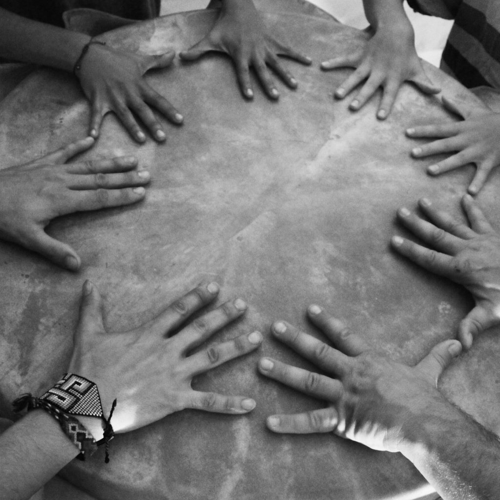 mansmandala tambor (musicoterapia grup)